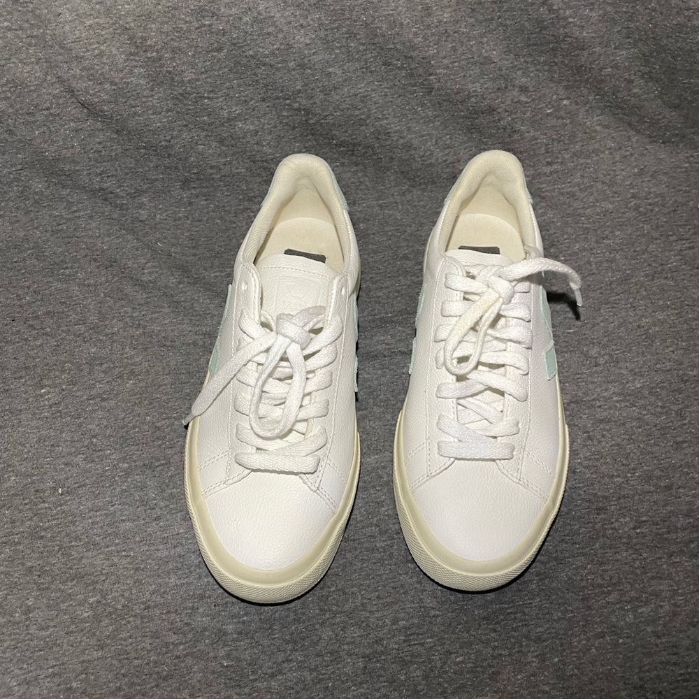 Veja Campo Chromefree Leather White Matcha - Picture 8 of 14